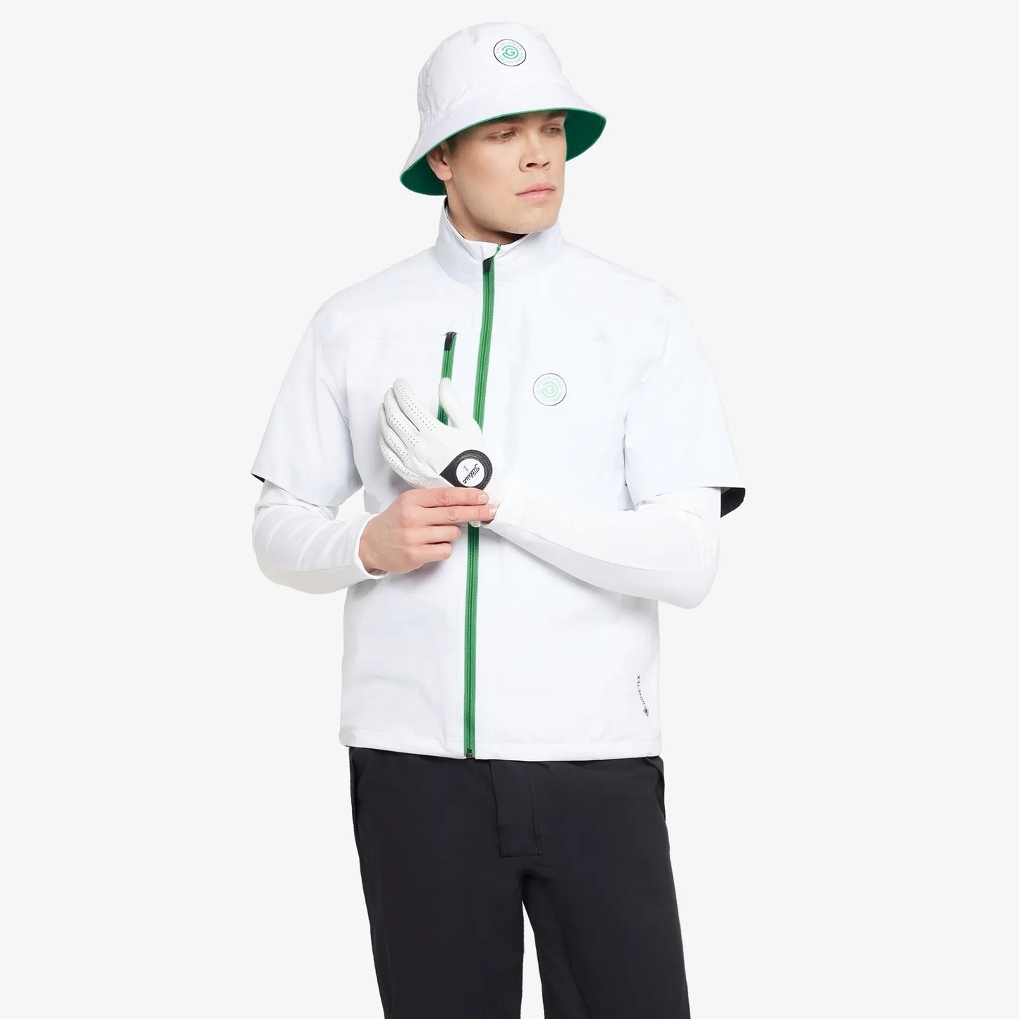 Waterproof short sleeve golf jacket