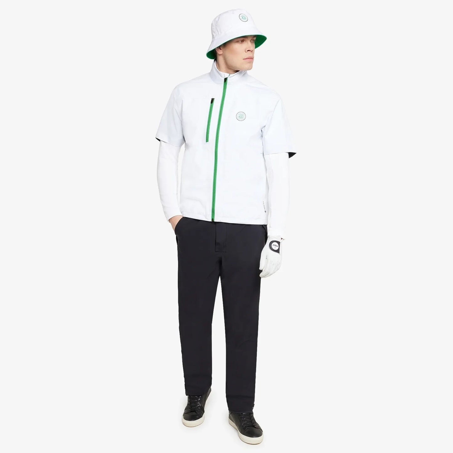 Waterproof short sleeve golf jacket